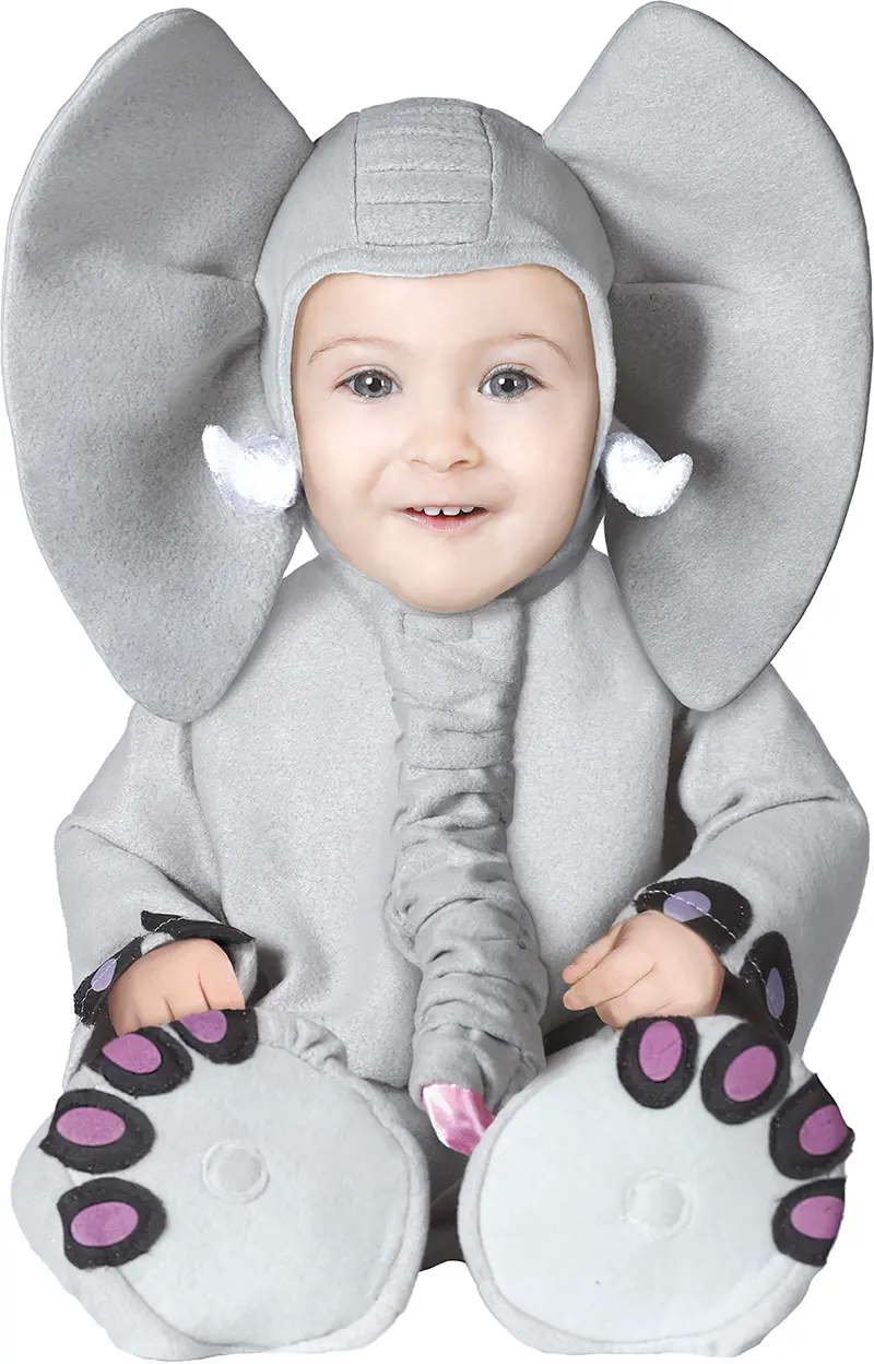 Elefant – kostume til baby, model 81088