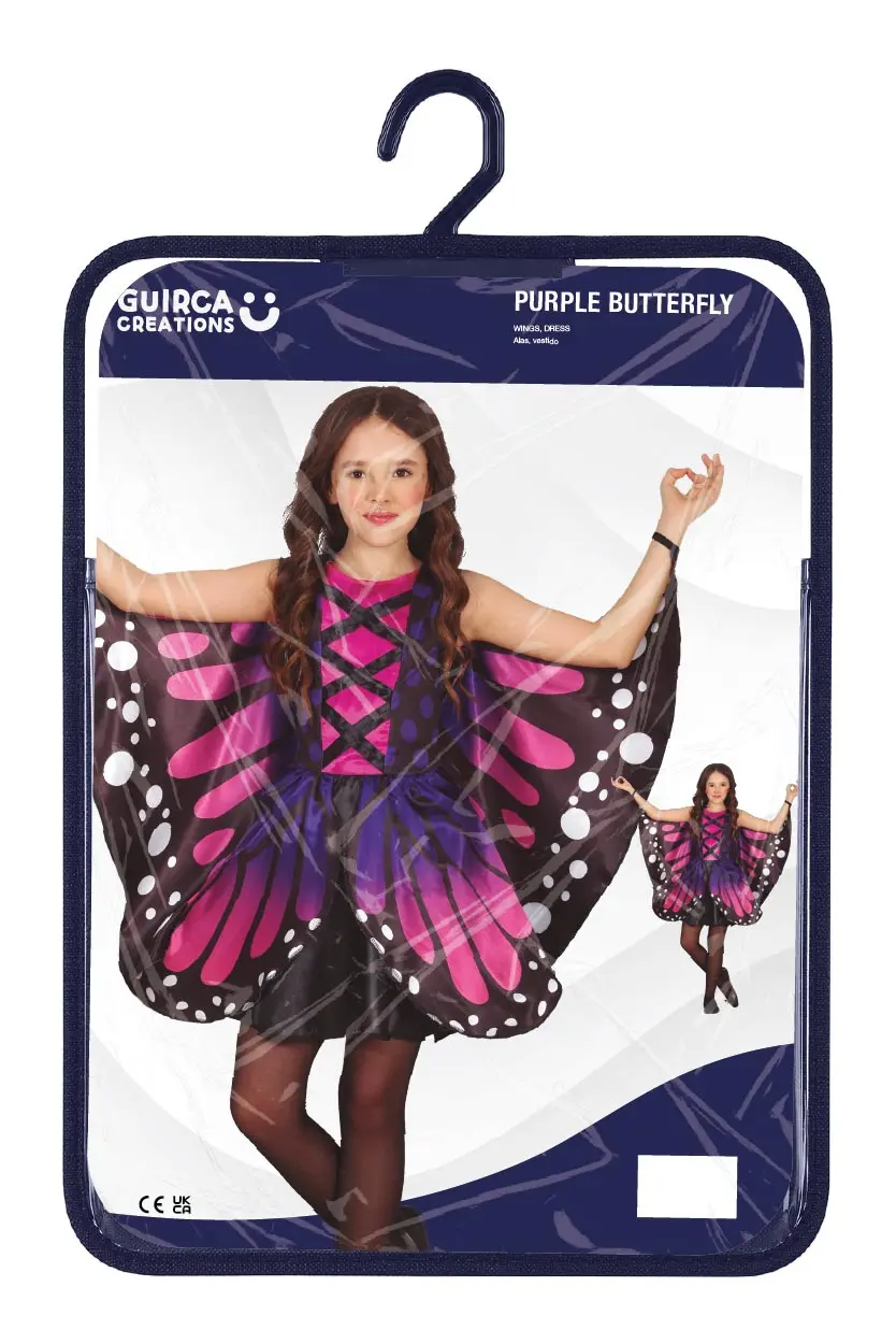 Lilla sommerfugl – kostume til piger