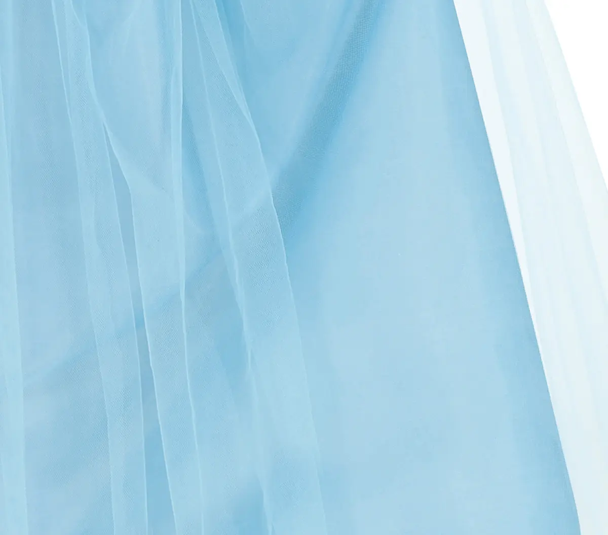 Blå fantasiprinsesse – kostume til piger