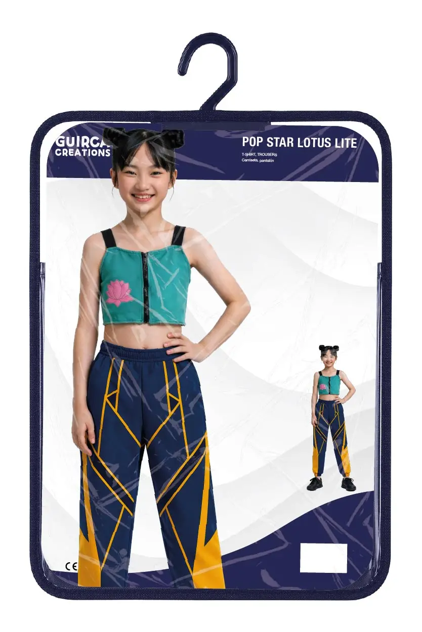 Popstjerne Lotus Lite – kostume til piger
