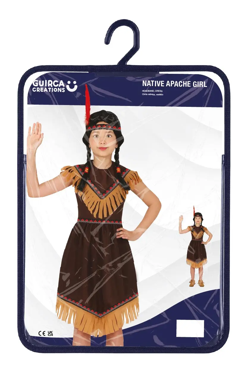 Indianer – kostume til piger, model 82720