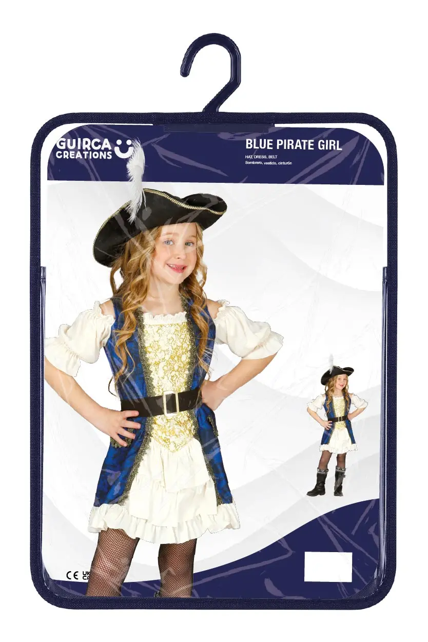 Piratkaptajn – kostume til piger
