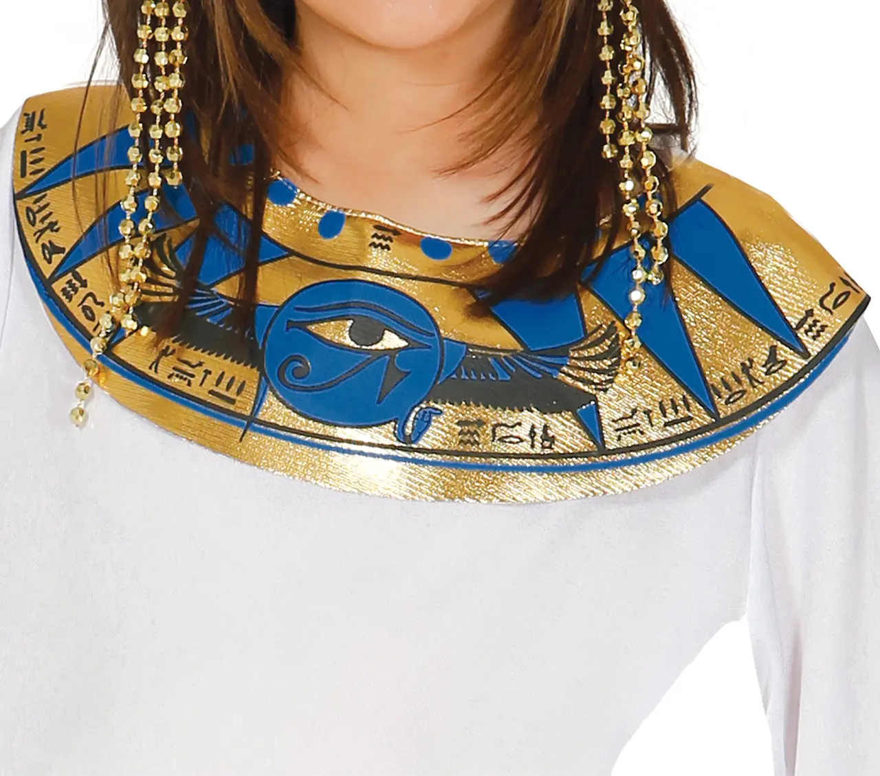 Egyptisk – kostume til piger, hvid og guld, model 83382