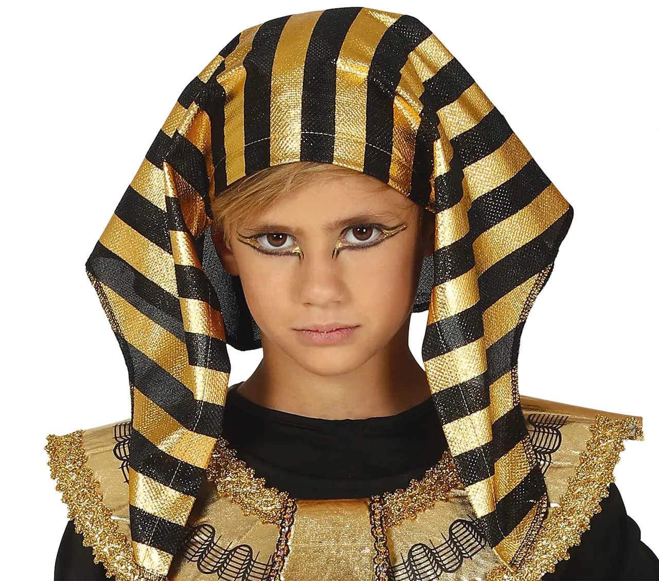 Egyptisk – kostume til drenge, sort og guld