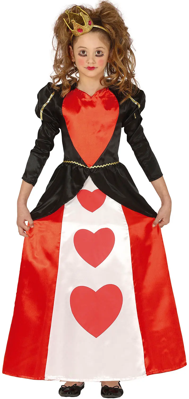Hjertedronning – kostume til piger, model 83638
