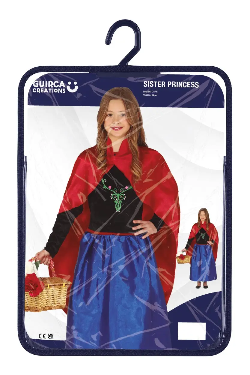 Søsterprinsesse – kostume til piger