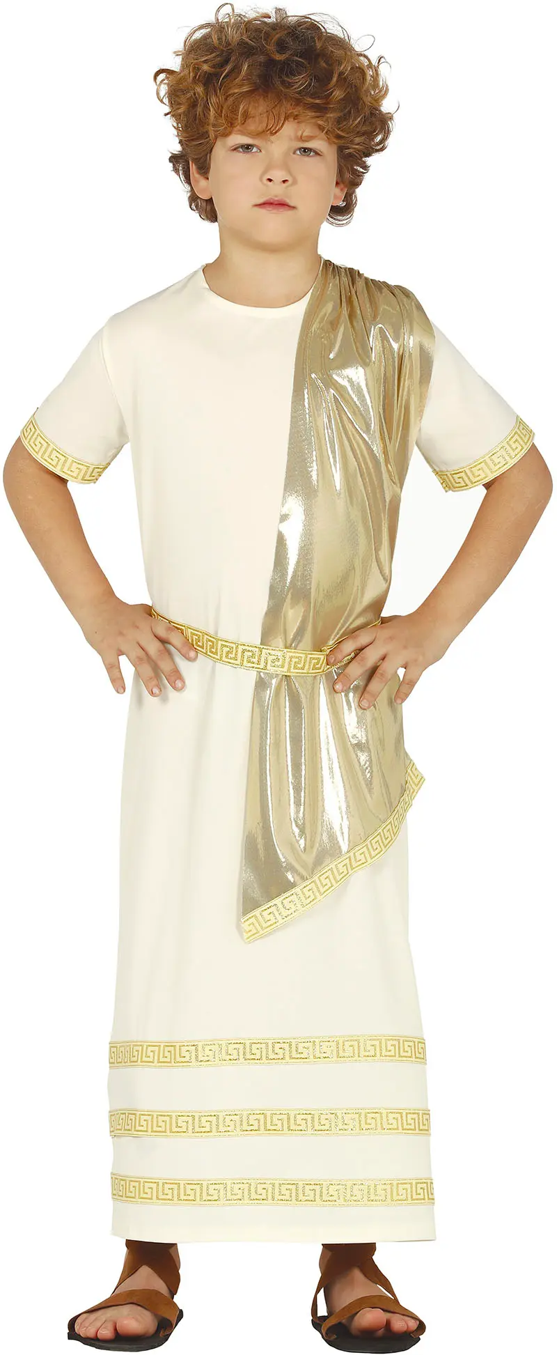 Romer – kostume til drenge, beige og guld