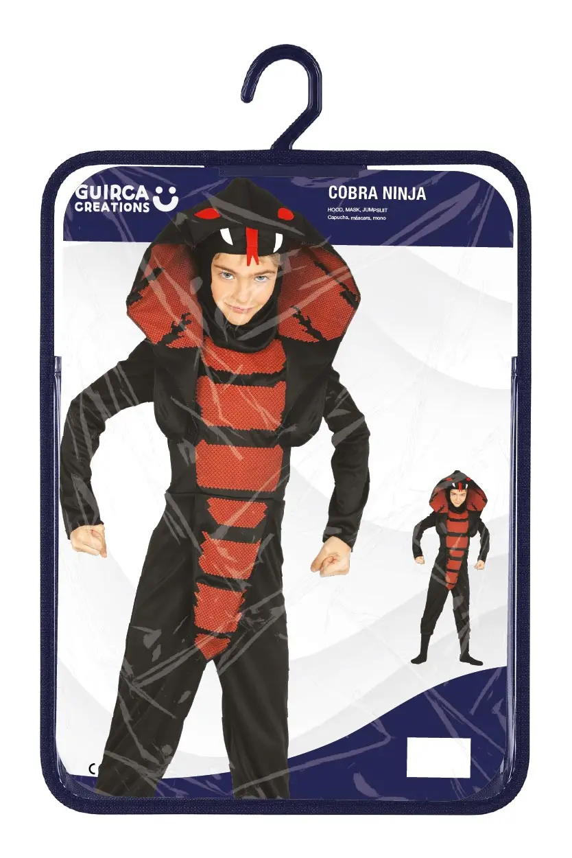 Kobra-ninja – kostume til drenge, model 83786
