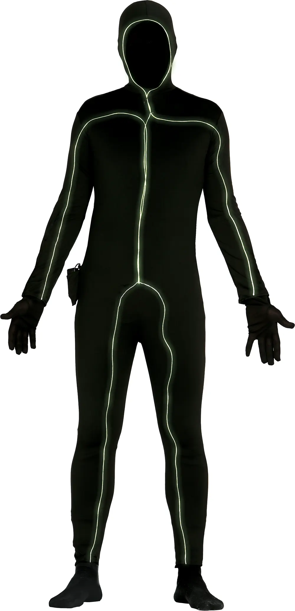 Blacklight-mand – kostume til voksne