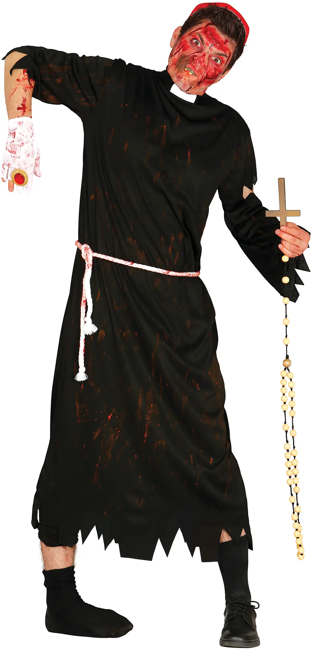 Zombiepræst – kostume til herrer, model 84299