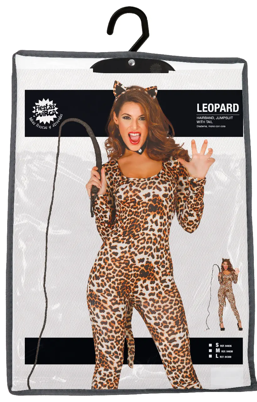 Leopard – kostume til damer, model 84369