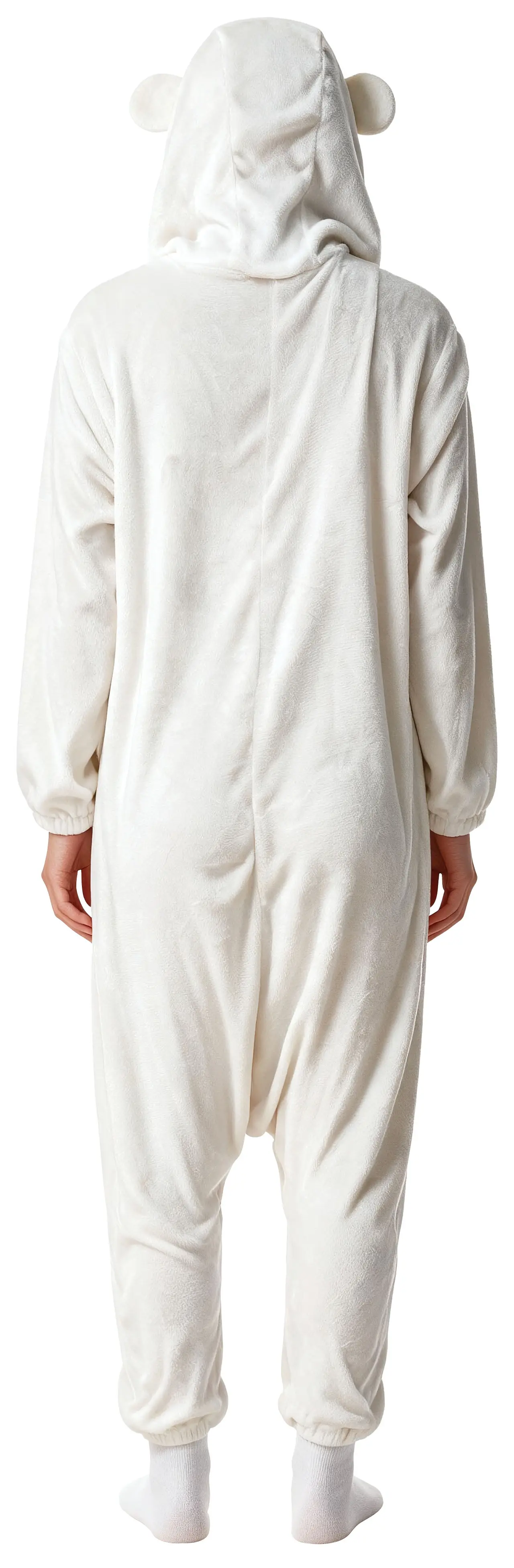 Isbjørn-kigurumi – kostume til voksne
