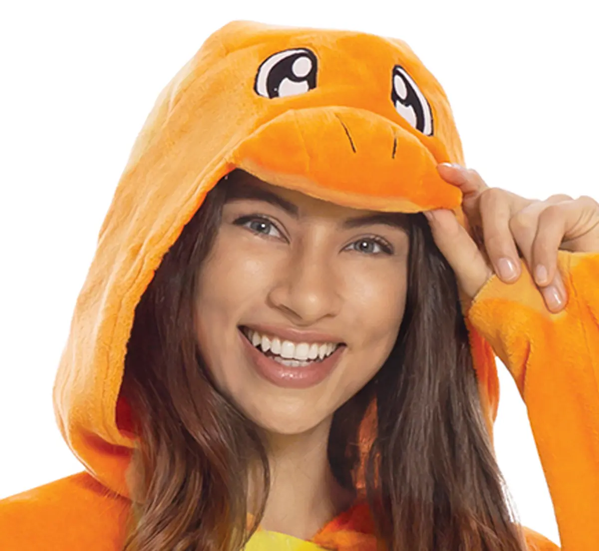 Orange drage – kostume til voksne