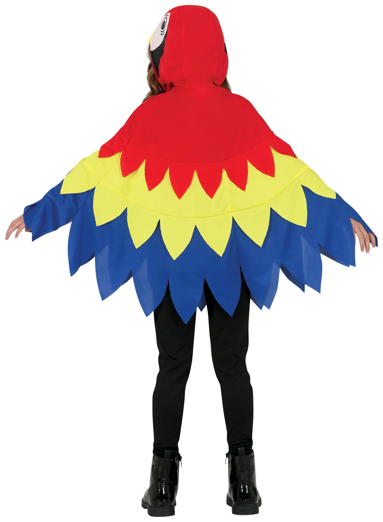 Papegøjeponcho – kostume til børn