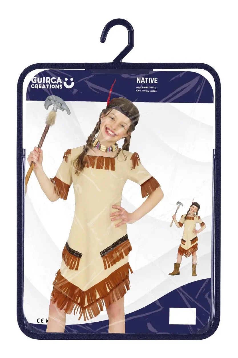 Indianer – kostume til piger, model 85179