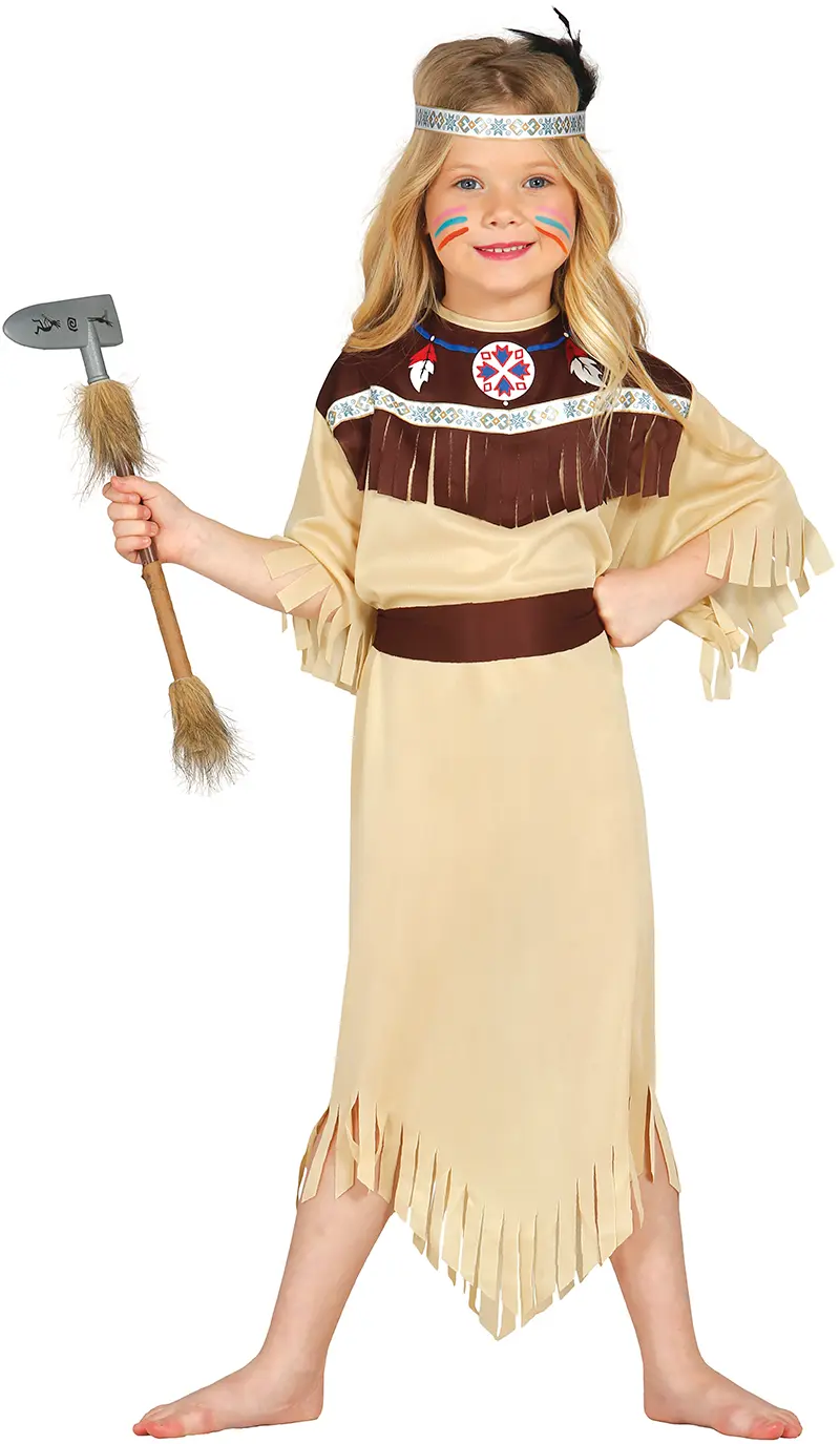 Cherokee-indianer – kostume til piger