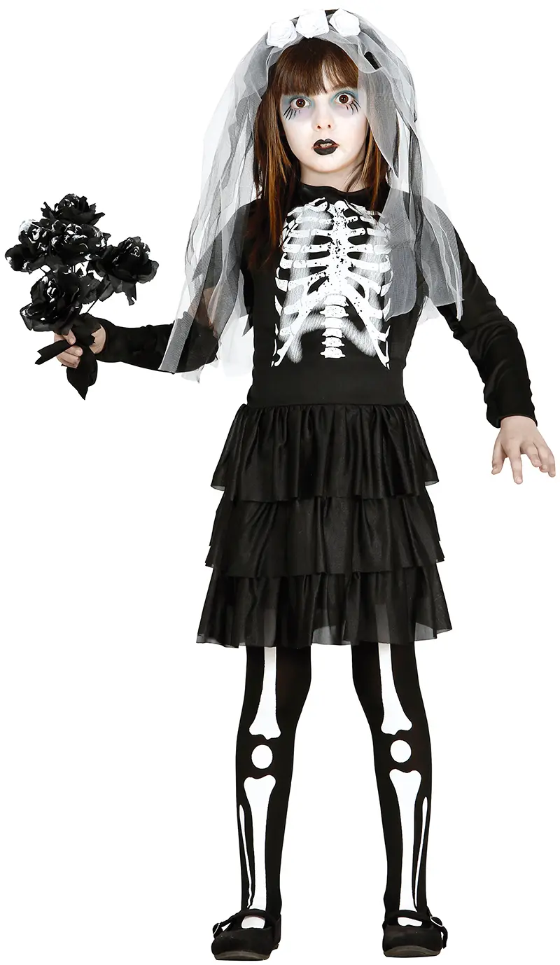 Skeletbrud – kostume til piger