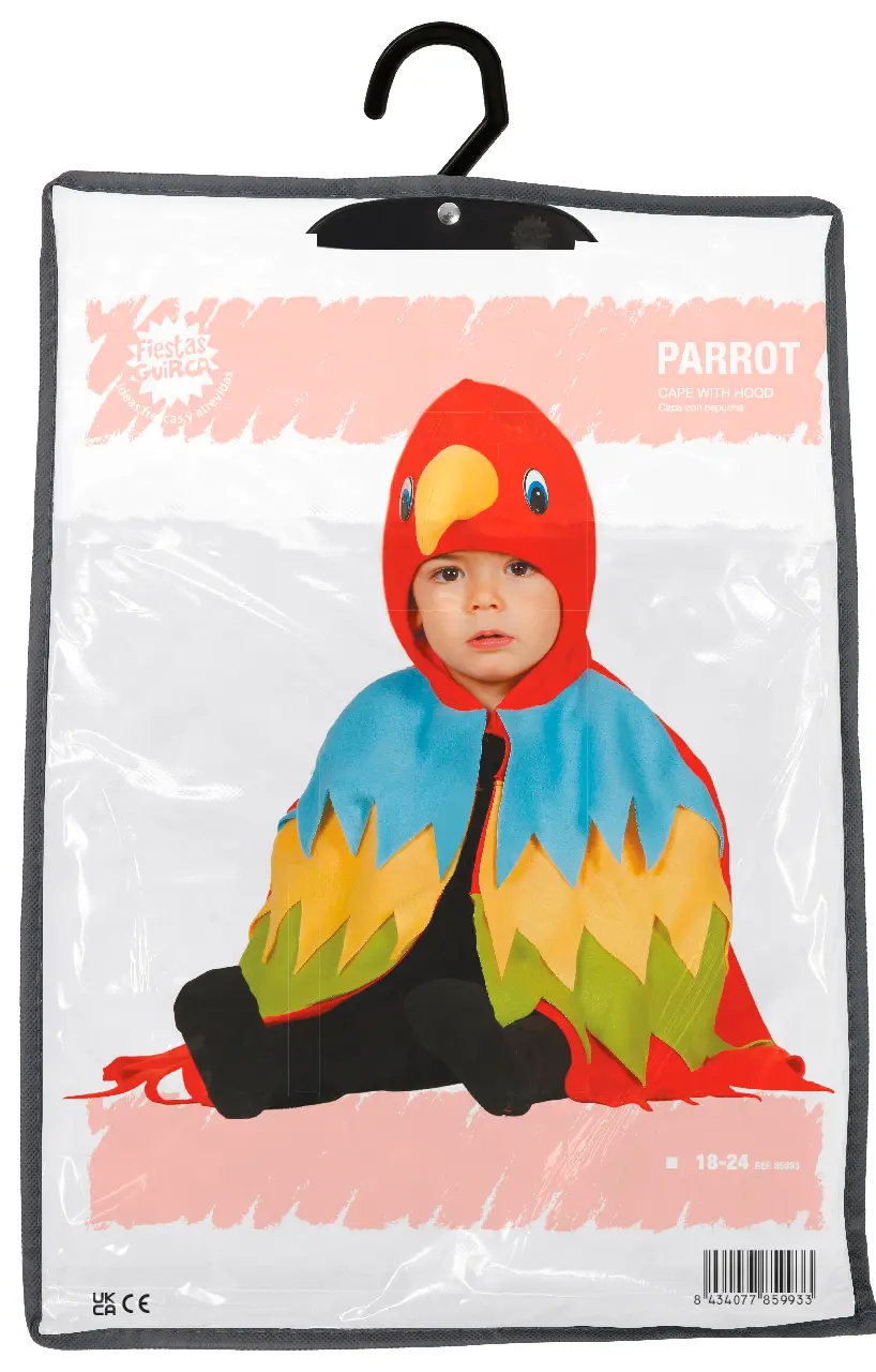 Papegøje – kostume til baby