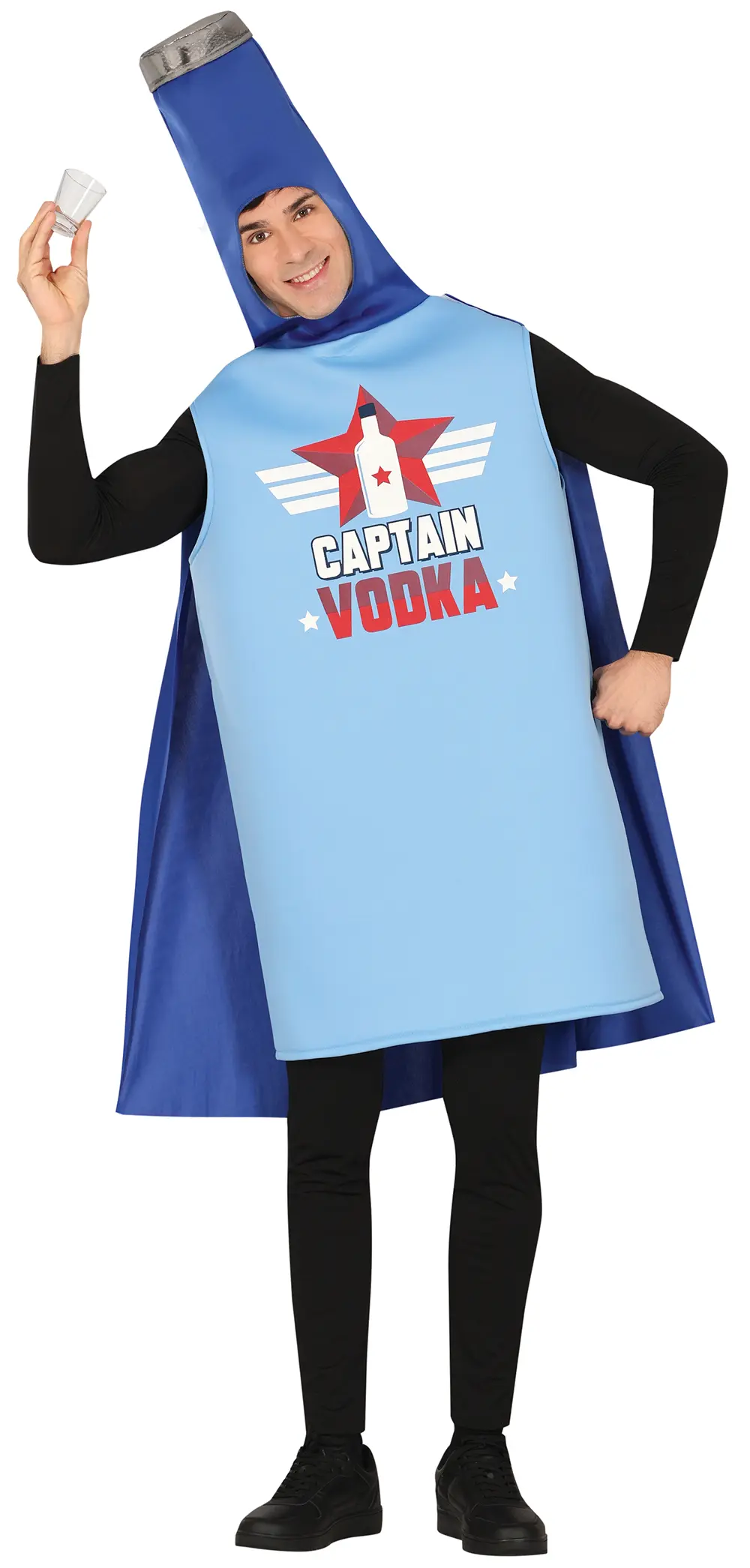 Captain Vodka-flaske – kostume til herrer