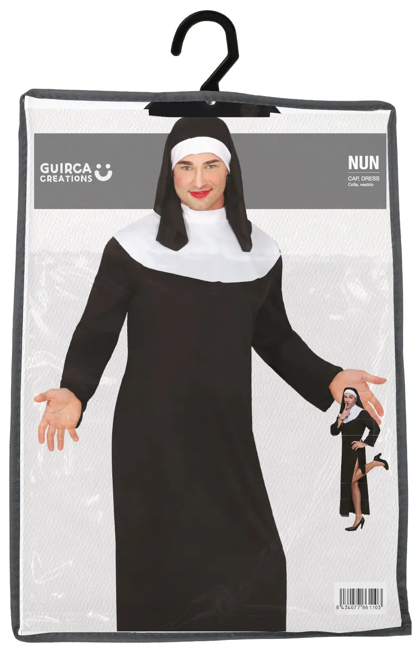 Nonne – kostume til herrer