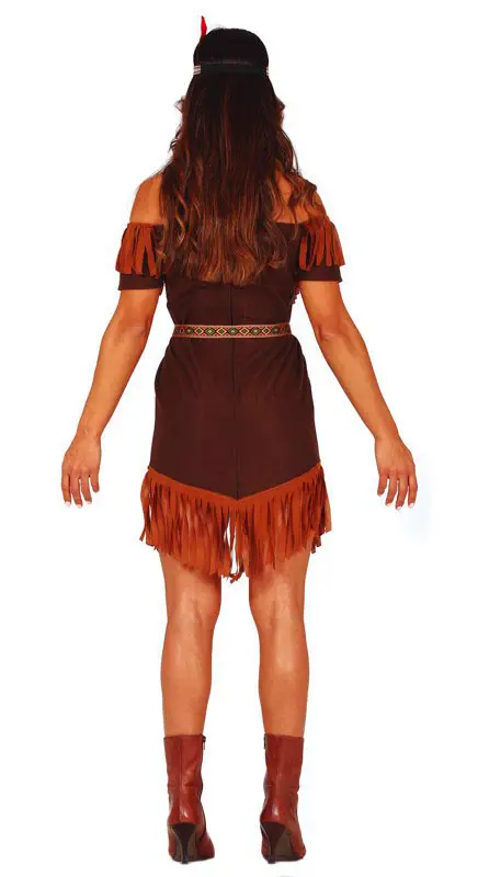 Indisk – kostume til damer, brun, model 86386