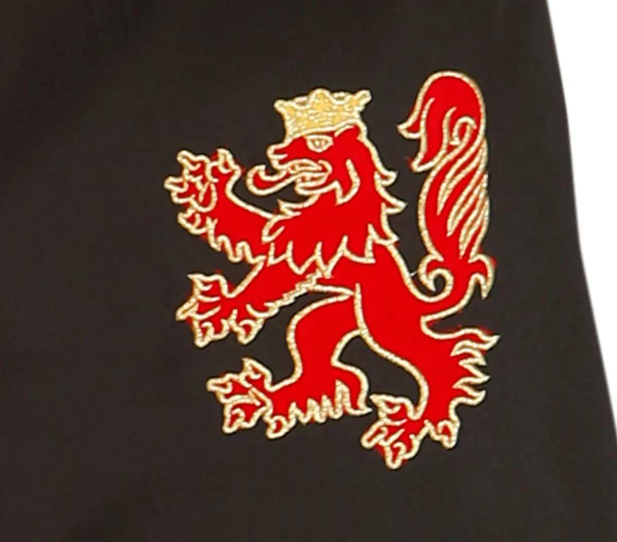 Middelalderridder – kostume til herrer, rød og sort