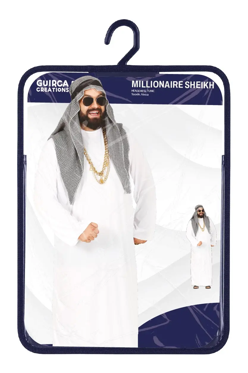 Arabisk sheik – kostume til herrer