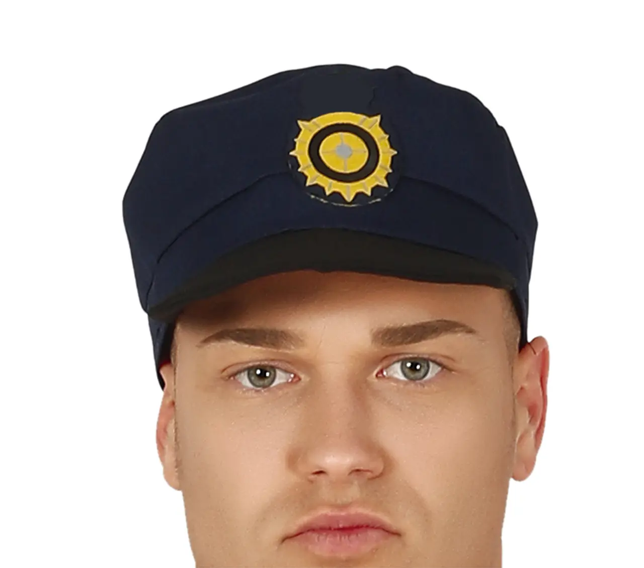 Politi – kostume til herrer, blå