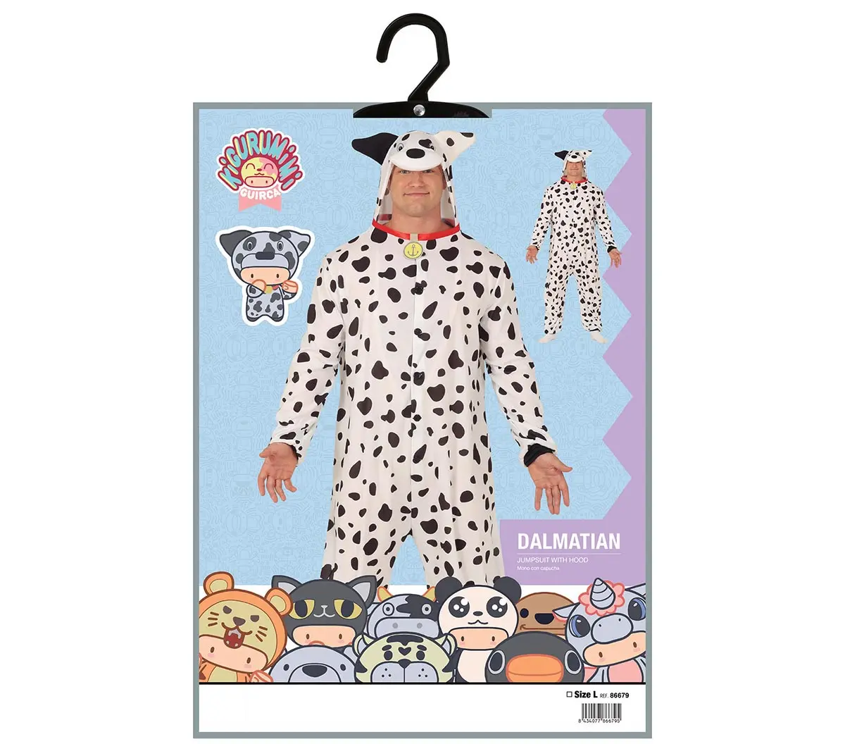 Dalmatiner-kigurumi – kostume til voksne