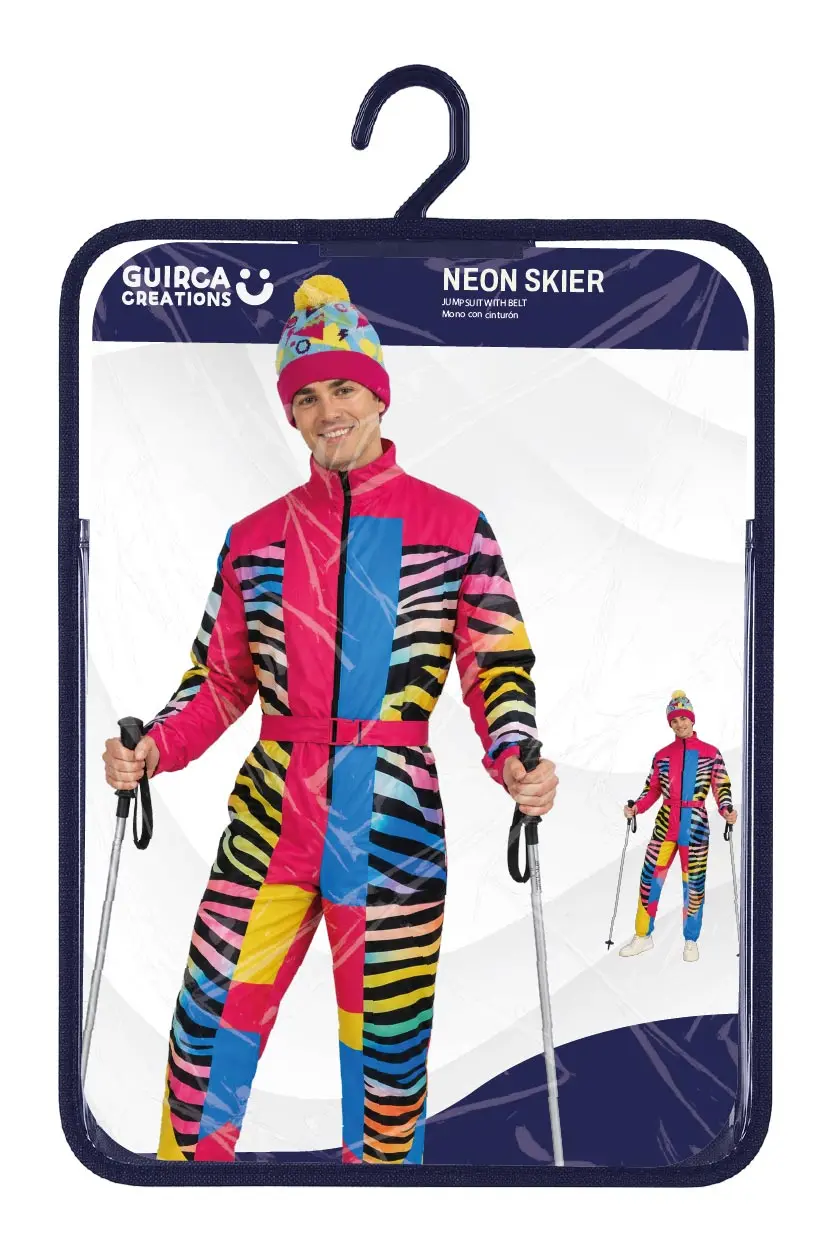 Neonskiløber – kostume til herrer