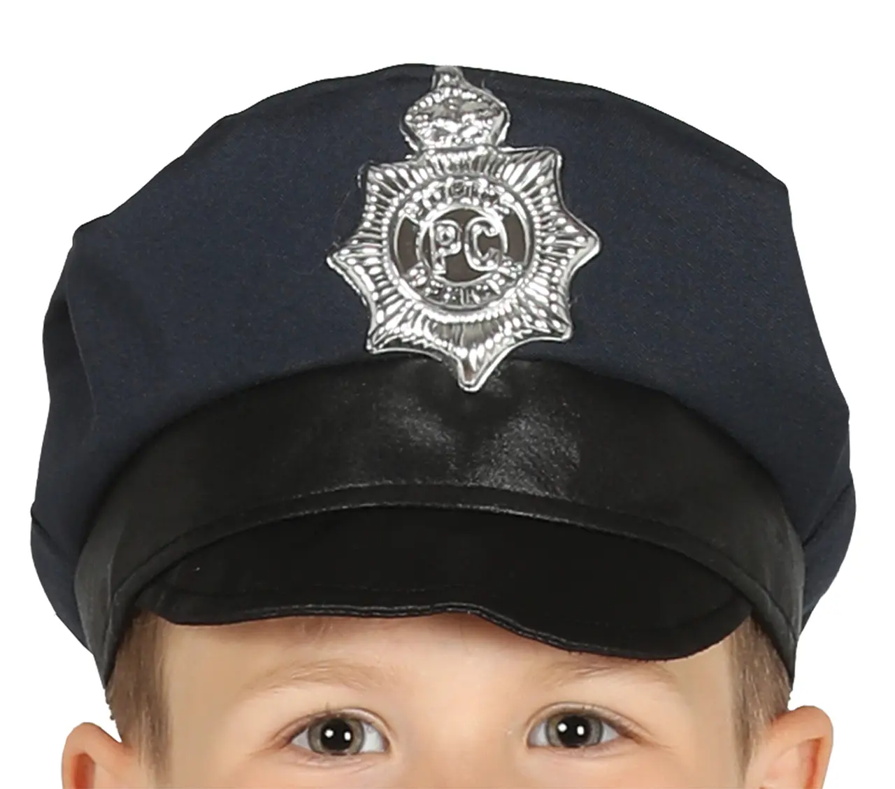 Politi – kostume til drenge, blå, model 87455