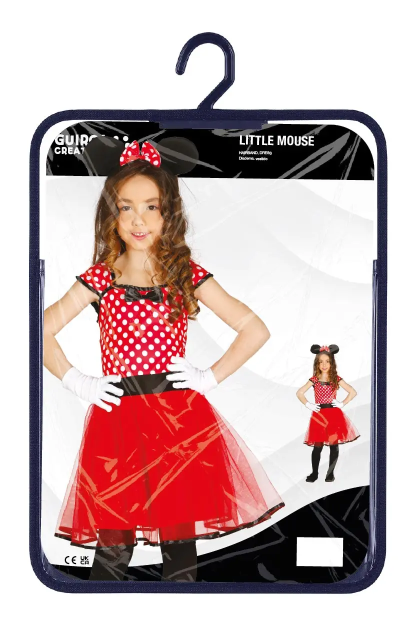 Lille mus – kostume til piger, model 87531