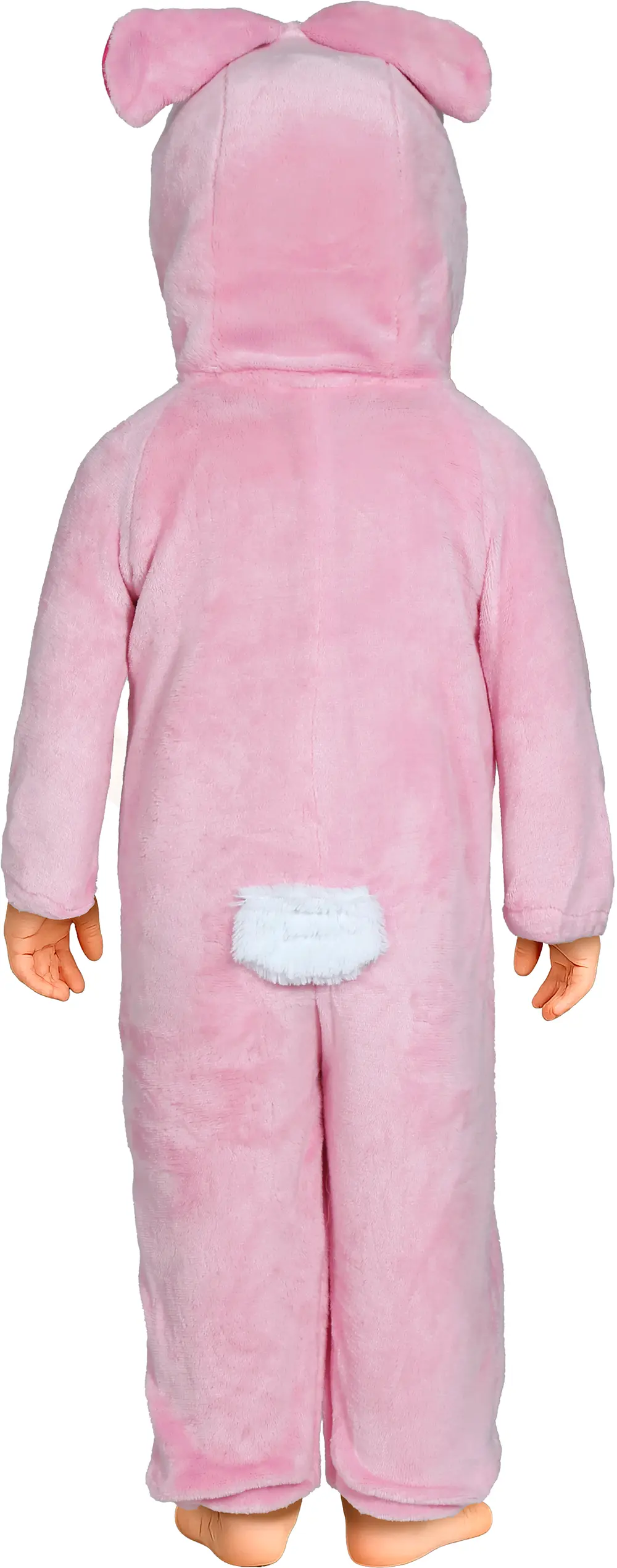 Kanin – kostume til baby, lyserød og hvid