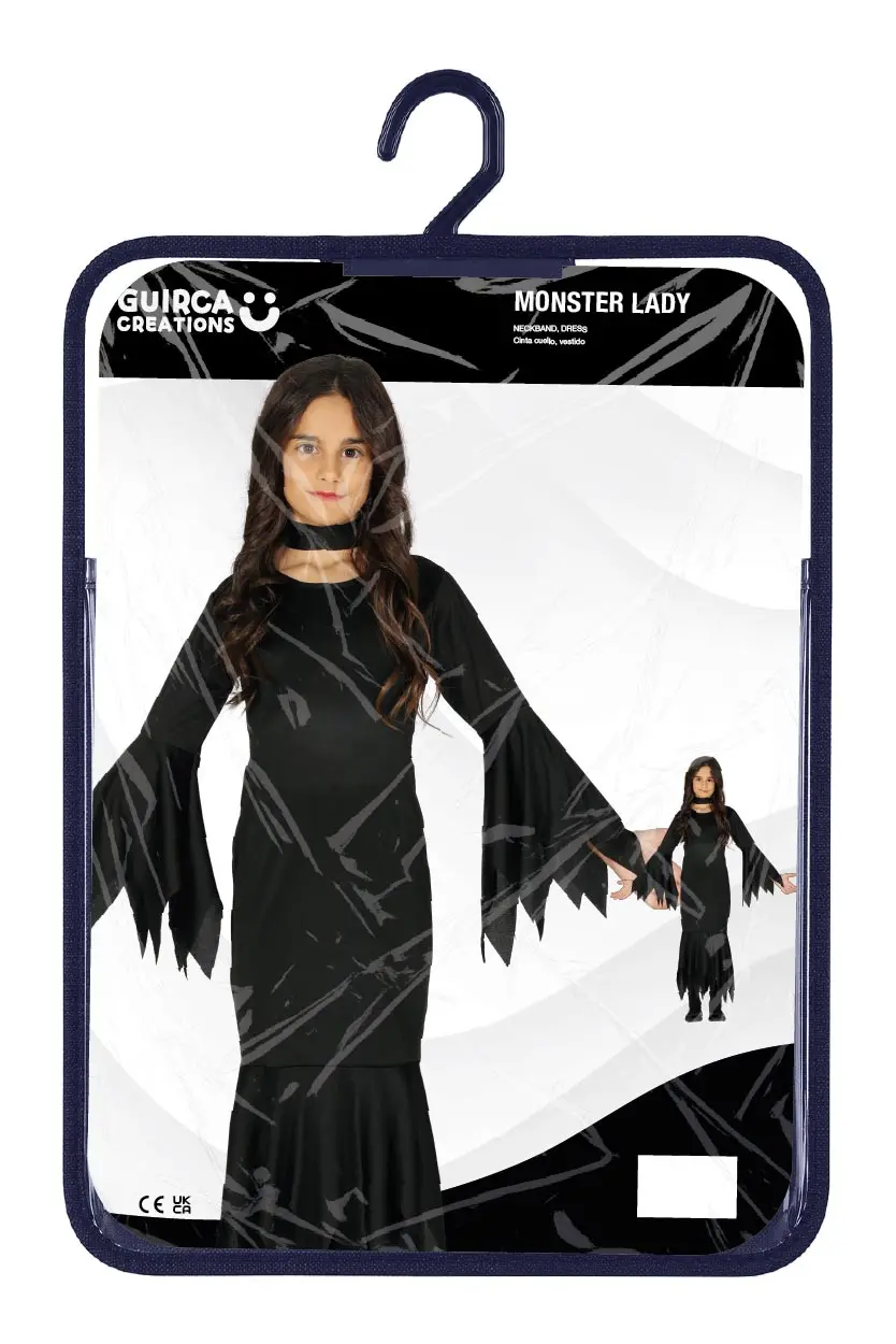 Monsterdame – kostume til piger