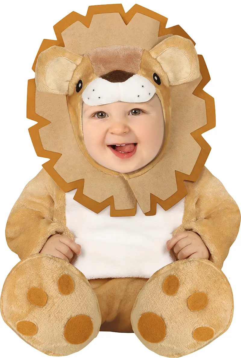 Løve – kostume til baby, brun