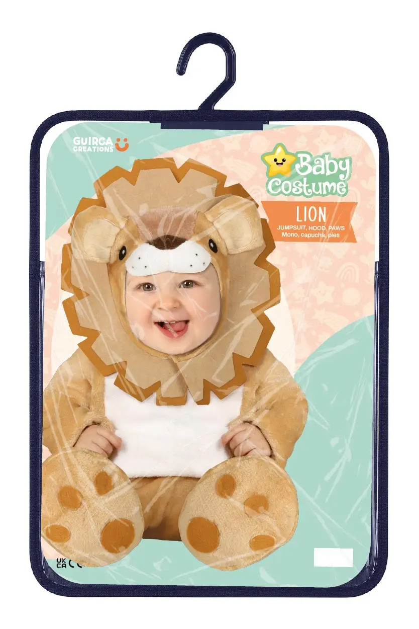 Løve – kostume til baby, brun