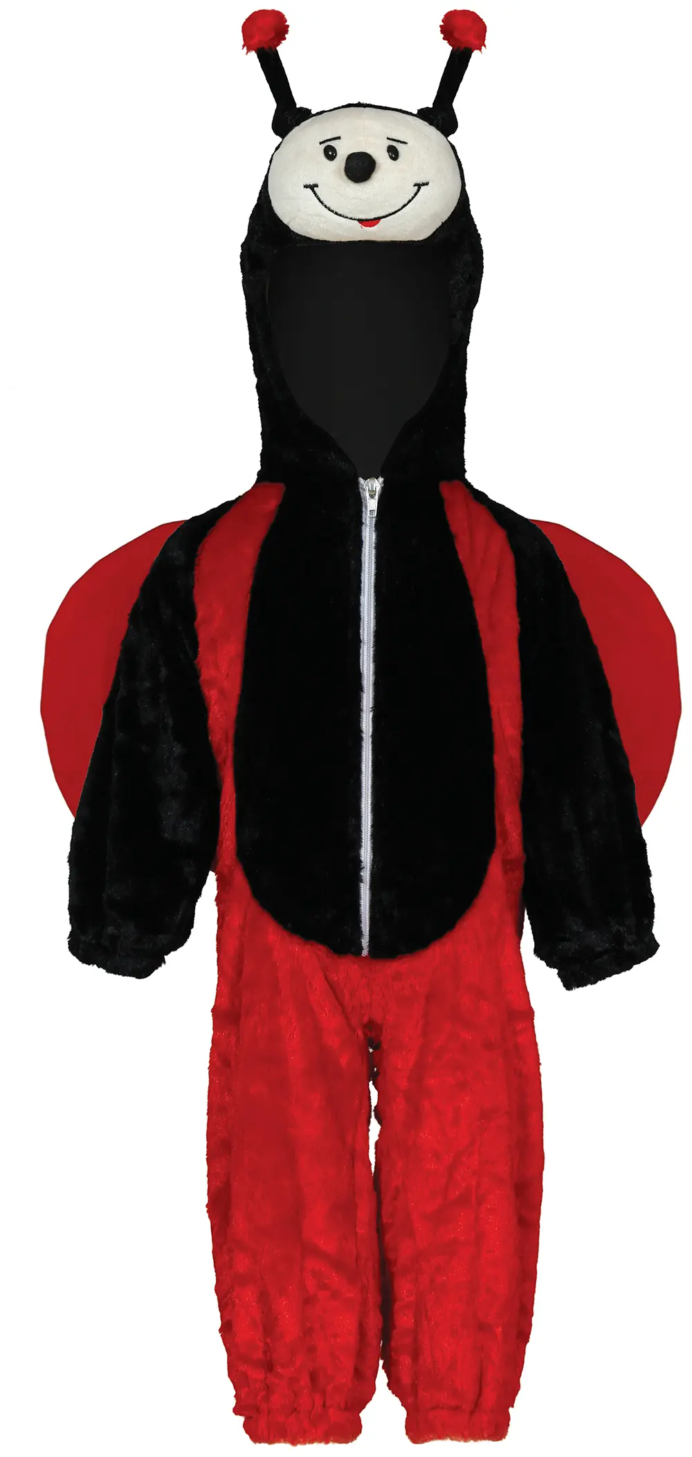 Mariehøne – kostume til baby, sort og rød, model 87841