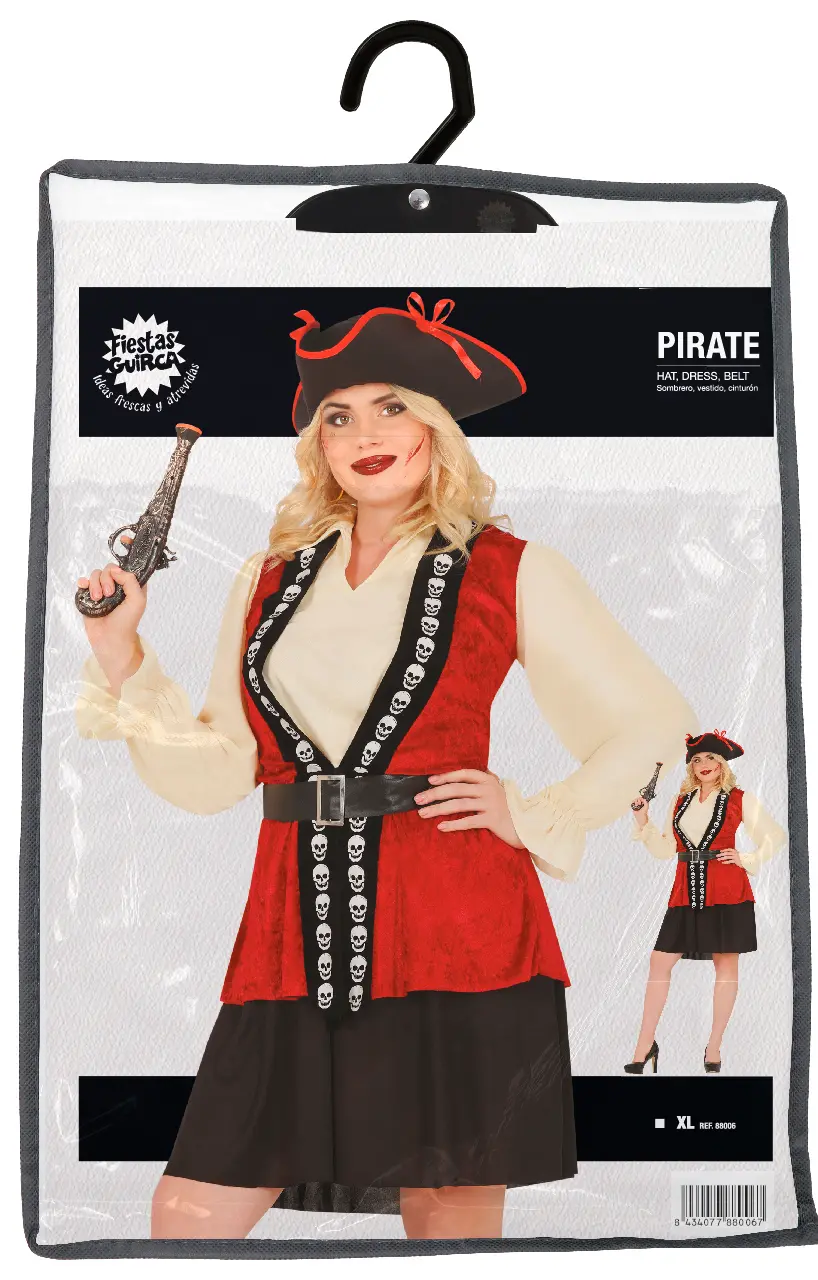 Pirat – kostume til børn og voksne, model 77349