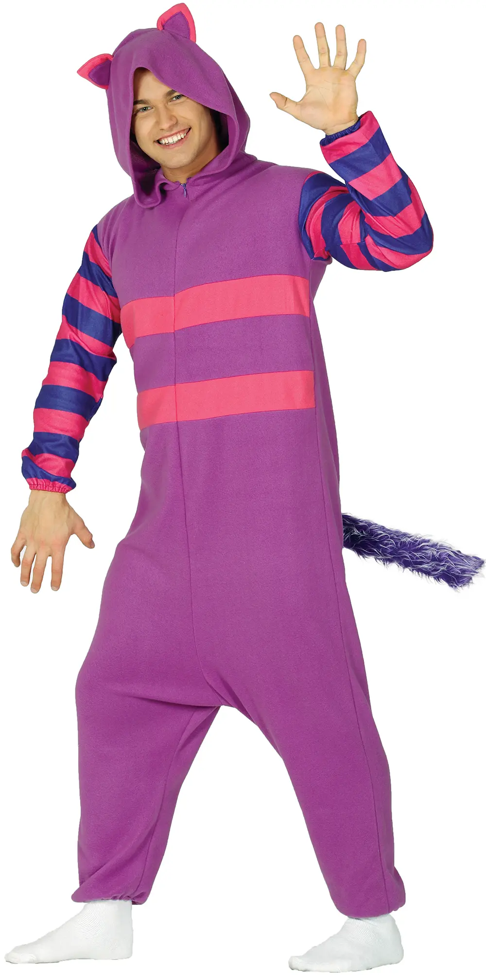 Lilla kattepyjamas – kostume til voksne