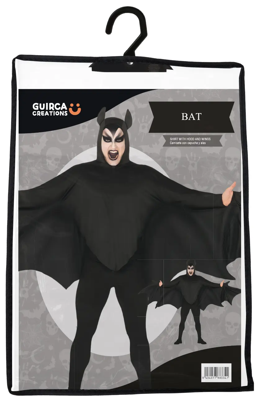 Flagermus – kostume til herrer, model 88334