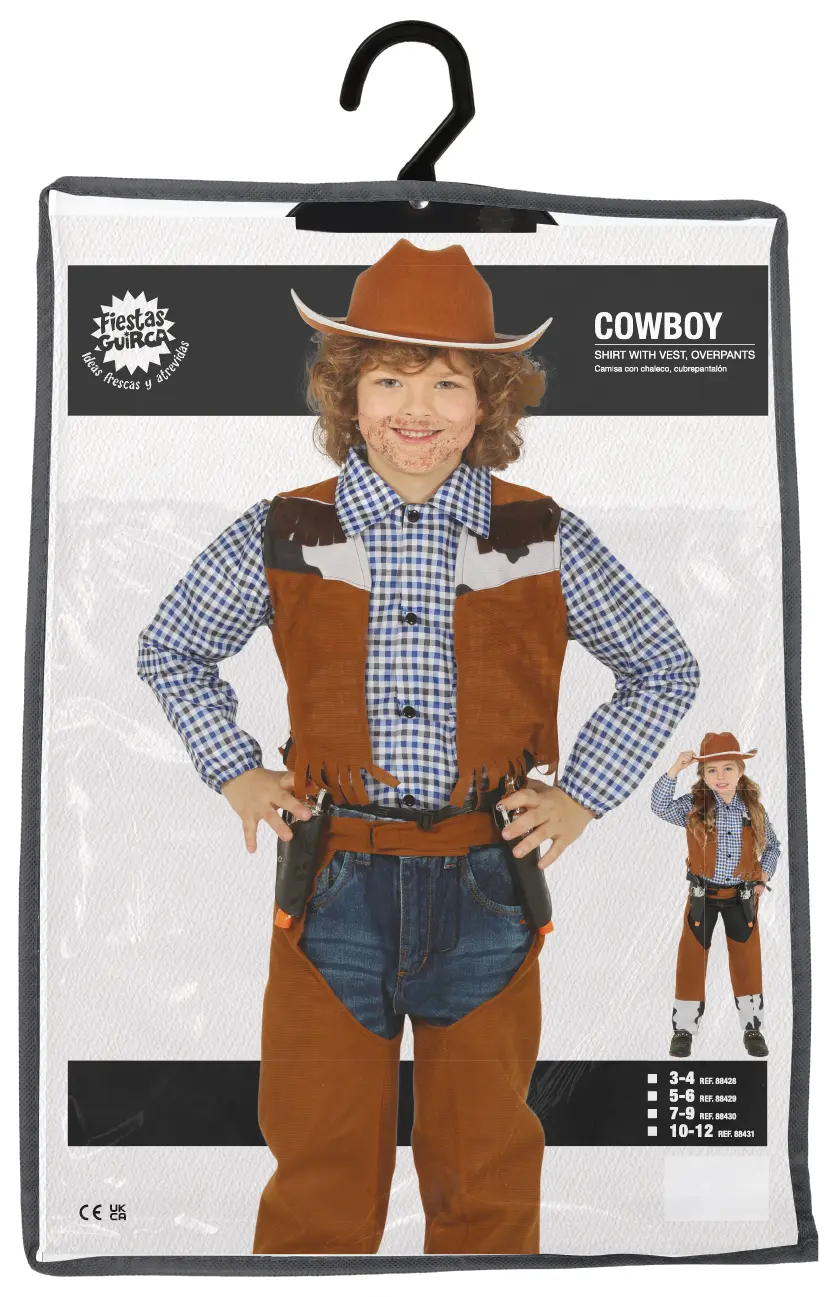 Cowboy/cowgirl – kostume til drenge