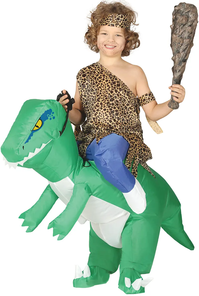 Oppustelig dinosaur – kostume til børn