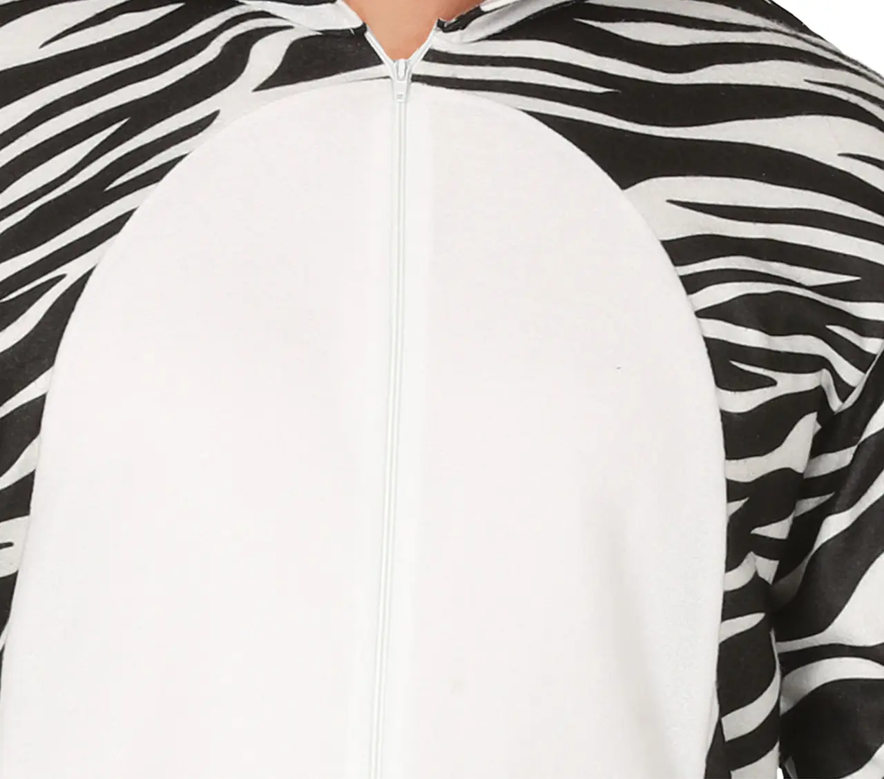 Zebra-kigurumi – kostume til voksne