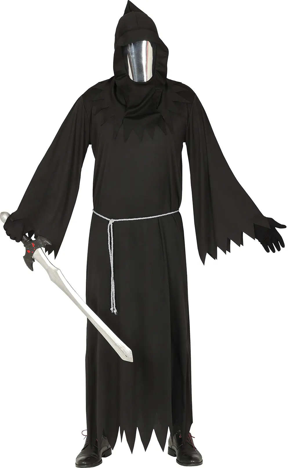 Døden – kostume til herrer, sort, model 88725