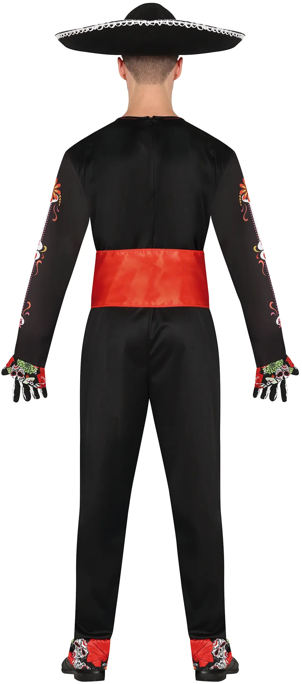 Mariachi-skelet – kostume til herrer