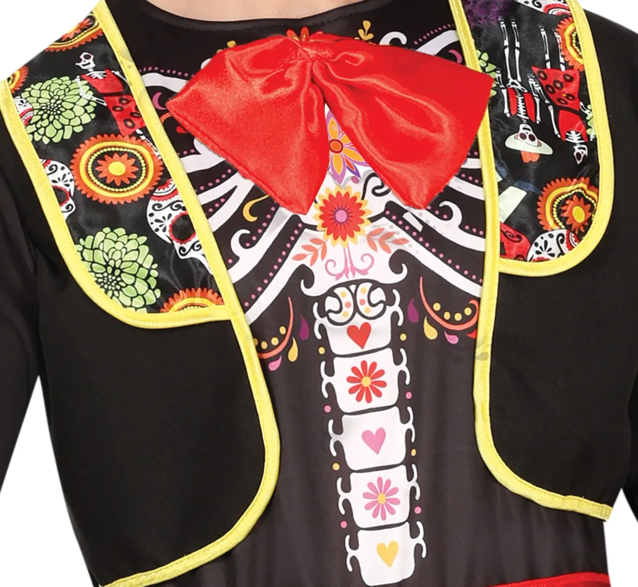 Mariachi-skelet – kostume til herrer