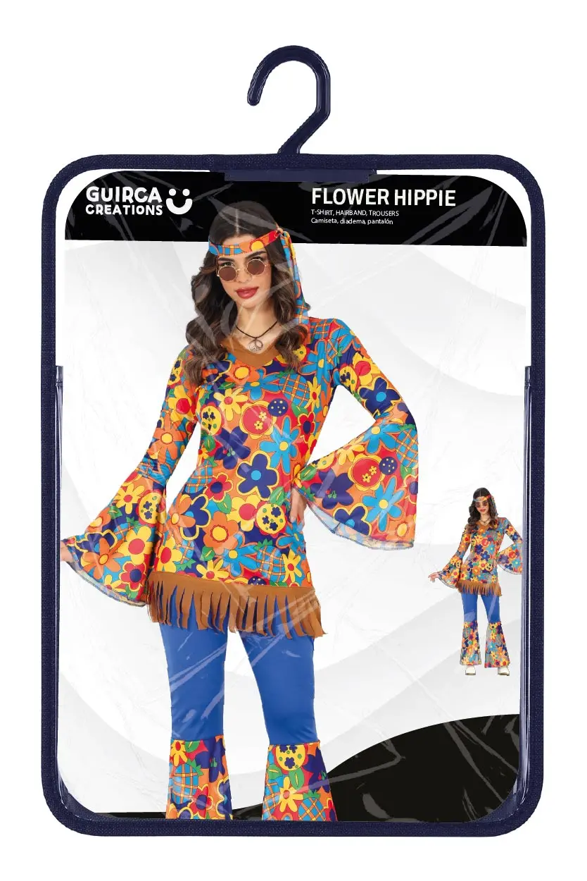 Blomsterhippie – kostume til damer