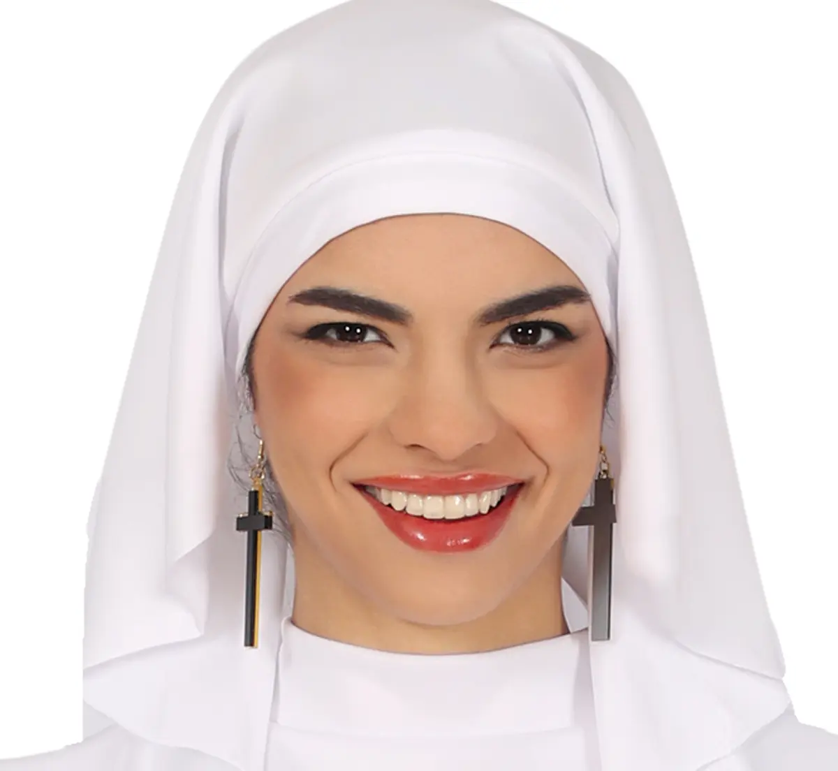 Hvid nonne – kostume til damer