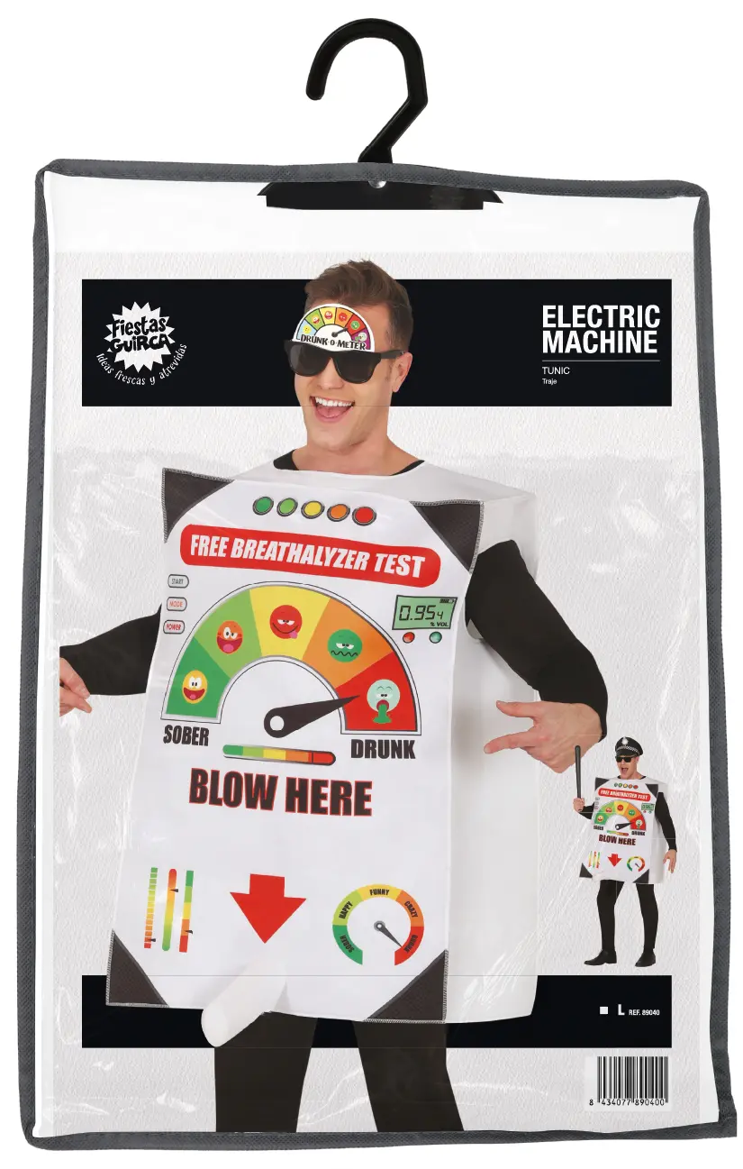 Elektrisk maskine – kostume til herrer