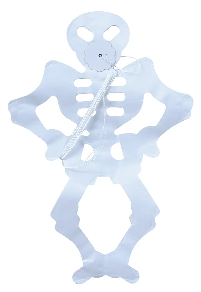 Halloween-fantasiguirlande med skeletter, 25 × 300